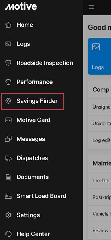 How to navigate to fuel stations using Savings Finder in Driver App –  Motive Help Center