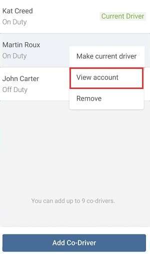 How to add a Co-Driver from the Driver App? – Motive Help Center