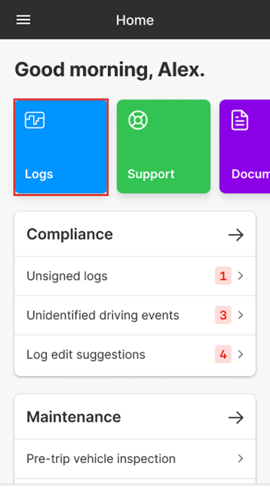 Driver's Daily Log Book w/Detailed DVIR, 70-Hour/8-Day Recap - Personalized