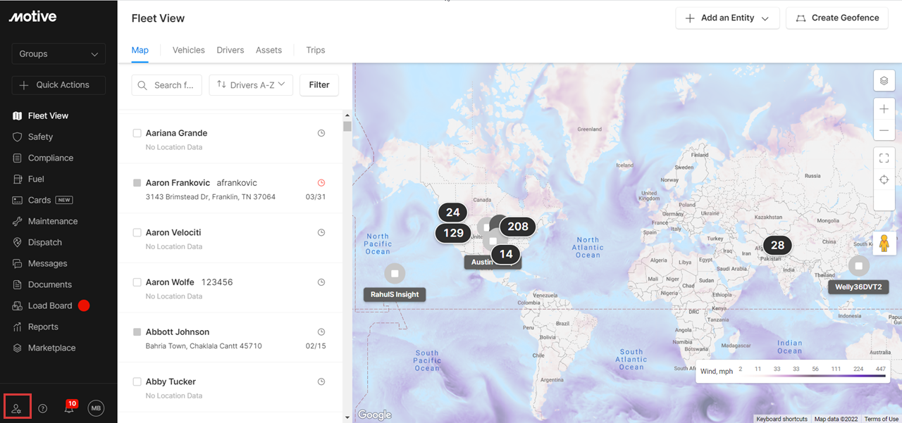 How to create Webhooks in Fleet Dashboard – Motive Help Center